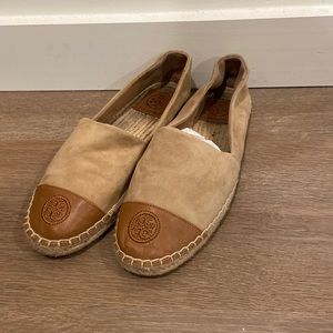 Tory Burch tan espadrilles